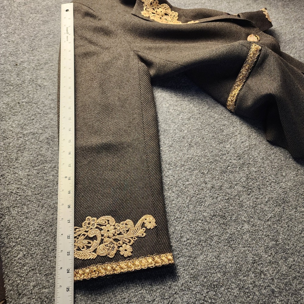 Jones New York‎ Blazer Women's 16W Brown Tweed Custom Jacket Old Money Heritage - Picture 13 of 14